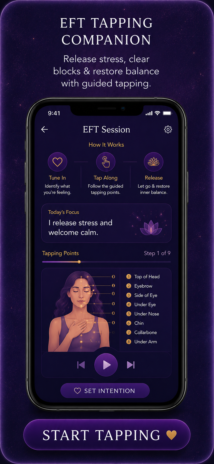 EFT Tapping Companion tool