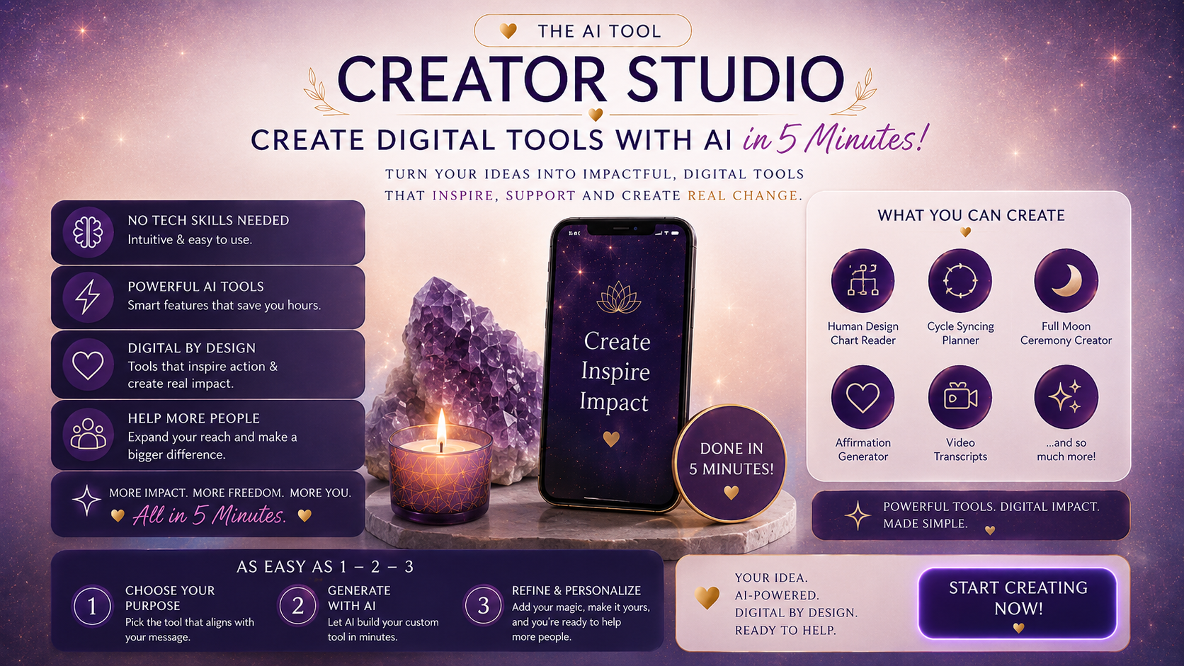 The AI Tool Creator Studio, what you can create