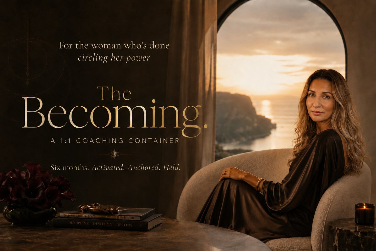The Becoming launch graphic, created with Brand Coded